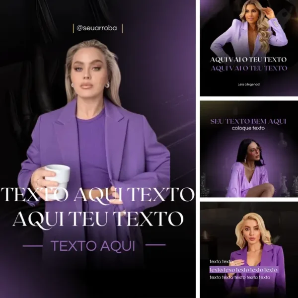 Preto e Lilás